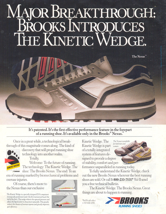 Retro Ad From October 1986, The Brooks Nexus