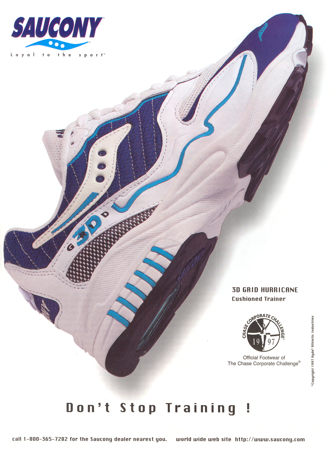 May 1997 – Saucony 3D Grid Hurricane 
