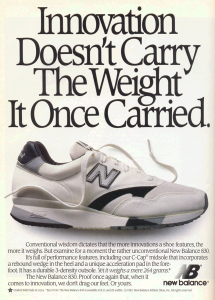 New Balance 830 Ad - Circa November 1988