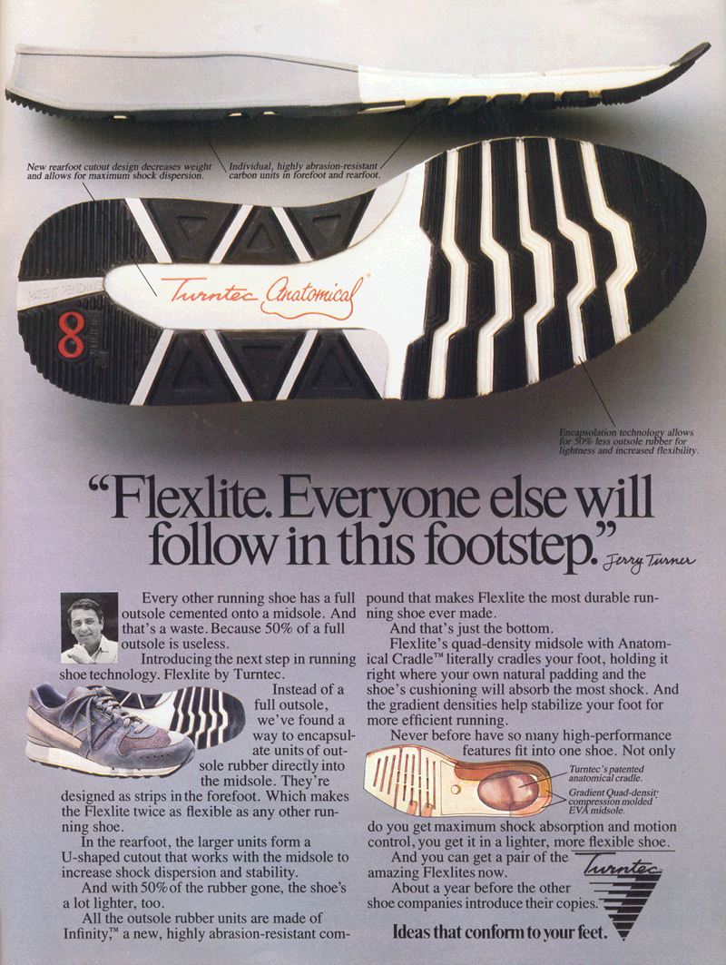 1983 Print Ad Vintage Brooks the transition athletic footwear shoe  feetbelts