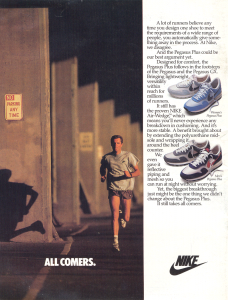 Nike Pegasus Plus Circa November 1986
