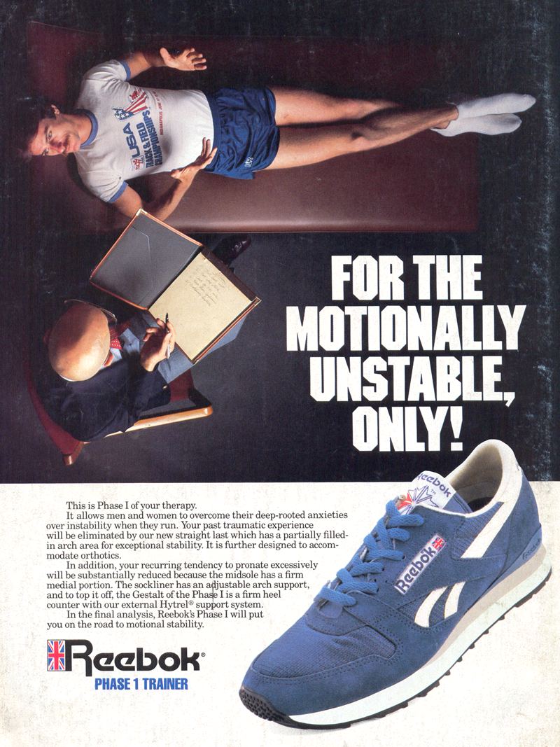 Retro Ad From November 1984, The Reebok Phase 1 The Shop