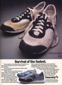 Retro Ad From September 1984, The Saucony Dixon | The Runner's Shop